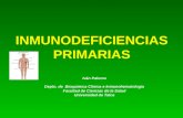 Iván Palomo Depto. de Bioquímica Clínica e Inmunohematología Facultad de Ciencias de la Salud Universidad de Talca INMUNODEFICIENCIAS PRIMARIAS.
