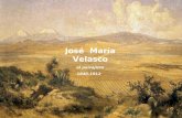 José María Velasco el paisajista 1840-1912 Valle de México desde el Cerro de Santa Isabel, 1877.