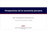 Www.ipe.org.pe Perspectivas de la economía peruana JJC Contratistas Generales S.A. Lima, 28 de noviembre de 2008.