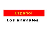 Español Los animales. Hoy vamos a … hablar un poco de Perú y de España aprender los nombres de 12 animales de Perú y España aprender algunas características.