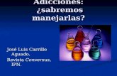 Adicciones: ¿sabremos manejarlas? José Luis Carrillo Aguado. Revista Conversus, IPN.