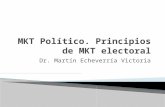 Dr. Martín Echeverría Victoria  ¿Has sido influido por el MKT político al momento de votar, y cómo? ◦ 2000, 2003, 2006, 2007, 2009, 2010  ¿Cuán libre.