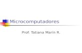 Microcomputadores Prof: Tatiana Marín R.. Lenguaje máquina = lenguaje binario InstrucciónLenguaje máquina (binario)OP ( hex)Nemónico Restar 1111 0000F0SUB.
