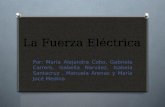 La Fuerza Eléctrica Por: María Alejandra Cobo, Gabriela Carrero, Isabella Narváez, Isabela Santacruz, Manuela Arenas y María Jocé Medina.