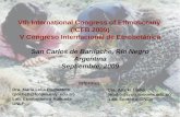 Vth International Congress of Ethnobotany (ICEB 2009) V Congreso Internacional de Etnobotánica San Carlos de Bariloche, Río Negro Argentina Septiembre,