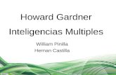Howard Gardner. Inteligencias Multiples William Pinilla Hernan Castilla.