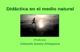 Didáctica en el medio natural Profesor: Eduardo Bueno Antequera.