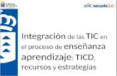 Integración de las TIC en el proceso de enseñanza aprendizaje : TICD, recursos y estrategias.