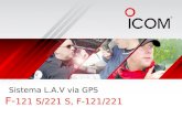 Sistema L.A.V via GPS F- 121 S/221 S, F-121/221. Simple Track Ahora los equipos Móviles de ICOM ofrecen la capacidad de la Localización Vehicular vía.