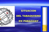 SITUACION DEL TABAQUISMO EN PARAGUAY. ENCUESTA MUNDIAL DE TABAQUISMO EN JOVENES - PARAGUAY 2003 CDC – OPS/OMS - MSP.