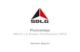 Marcelo Bianchi Posventas SDLG LA Dealer Conference 2013.
