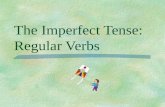The Imperfect Tense: Regular Verbs Preterite ï‚ You have already learned to talk about the past using the preterite tense for actions that began and ended