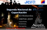 JCI Riobamba MEPHA 2009 Capacítate. Diviértete. Comparte. Como solo Riobamba Sabe hacerlo.
