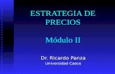 ESTRATEGIA DE PRECIOS Módulo II Dr. Ricardo Panza Universidad Caece.