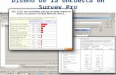 Diseño de la encuesta en Survey Pro 1. 2 Al final de esta clase, sabrás usar Surveypro para: Crear y formatear un cuestionario Crear preguntas de diferentes.