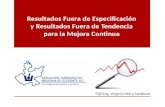 Resultados Fuera de Especificación y Resultados Fuera de Tendencia para la Mejora Continua TQF/Ing. Virginia Mora Sandoval.