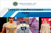 Textil confecciones PERU. Billions of dollars 4,519 partidas 180 mercados 7,473 exportadores  Promedio de crecimiento anual 2010: 21% o US$ 3,540 millones.