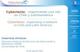 Integración internacional Implementación Transferencia OAI Portal Programa Cybertesis Cybertesis Cybertesis: organizando una red en Chile y Latinoamérica.