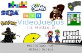 PRESENTADO POR: Wilmar Ospina Un videojuego (del inglés video game) o juego de vídeo es un software creado para el entretenimiento en general y basado.