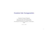 1 Control de Congestión Claudio Enrique Righetti Teoría de las Comunicaciones Departamento de Computación Facultad de Ciencias Exactas y Naturales UBA.