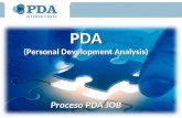 PDA (Personal Development Analysis) Proceso PDA JOB