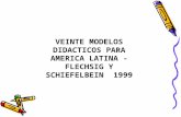 VEINTE MODELOS DIDACTICOS PARA AMERICA LATINA - FLECHSIG Y SCHIEFELBEIN 1999.