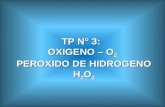 TP N° 3: OXIGENO â€“ O 2 PEROXIDO DE HIDROGENO H 2 O 2