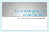 La inteligencia emocional: El camino de la sabiduría Carmen Herrera de Bel.