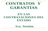 1 CONTRATOS Y GARANTÍAS EN LAS CONTRATACIONES DEL ESTADO 1ra. Sesión.