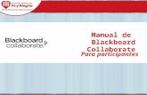 Manual de Blackboard Collaborate Para participantes.