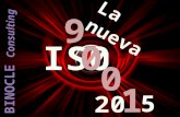 La nueva Iso 9001:2015 De la ISO 9001:2008 a la ISO 9001:2015.