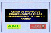 CENSO DE PROYECTOS ETNOEDUCATIVOS EN LOS DEPARTAMENTOS DE CAUCA Y NARIÑO AGRICULTURAL ASSESSMENTS INTERNATIONAL CORPORATION.