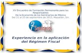 XV Encuentro de Formación Permanente para los Responsables De la Economía de los Seminarios de México Del 21 al 25 de septiembre de 2015, Mazatlán, Sin.