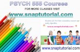 PSYCH 555 Apprentice tutors/snaptutorial