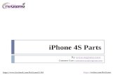 IPhone 4S Parts- Genuine Apple OEM and Non-OEM