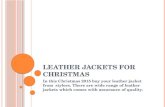 Leather Jackets for Christmas