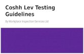 Know More About Coshh Lev Testing Guidelines
