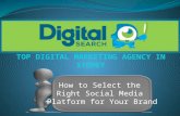 How to Choose the Social Media Channel that is Right for Your Brand