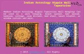 Indian Astrology Hippie Wall Tapestries Boho Twin Bedding