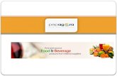 Buy Online B2B Food-Beverage Products in India on Pepagora.com Exclusively
