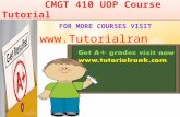 CMGT 410 UOP Course Tutorial/TutorialRank