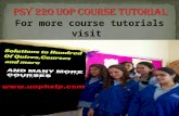 PSY  220  uop Courses/ uophelp