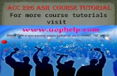ACC 226 - uop Course Tutorial/uophelp