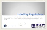 FOOD SAFETY AND STANDARDS (PACKAGING AND LABELLING) REGULATIONS, 2011