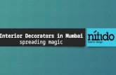 Interior Decorators in Mumbai spreading magic