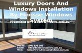 Doors and Windows Installation By Finesse Window Systems Australia