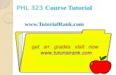 PHL 323 UOP Courses /TutorialRank