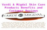 Vardi and Migdal Skin Care Products Benefits and Customer Reviews