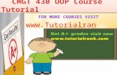 CMGT 430 UOP Course Tutorial/TutorialRank