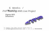 6 weeks summer training on php java dot.net